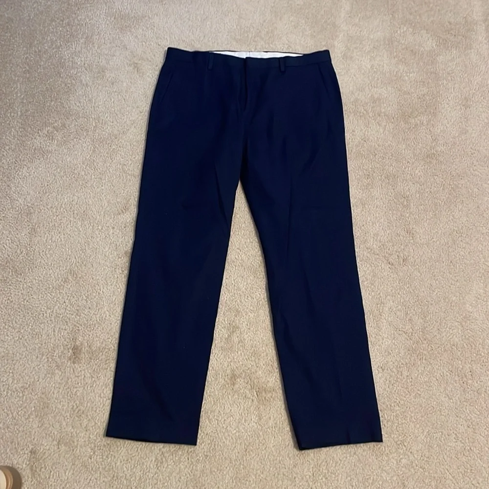 J. Crew Men's Deep Blue Dress Pants